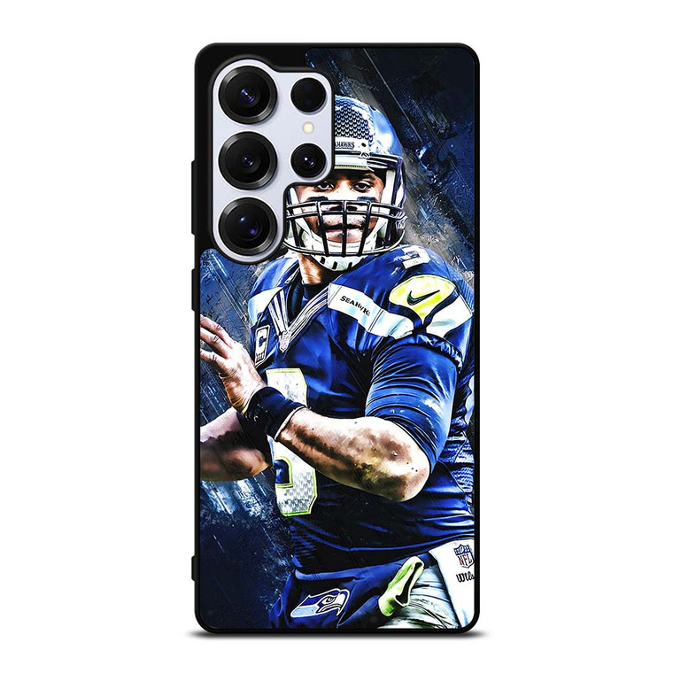 RUSSELL WILSON SEATTLE SEAHAWKS FOOTBALL Samsung Galaxy S25 Ultra Case