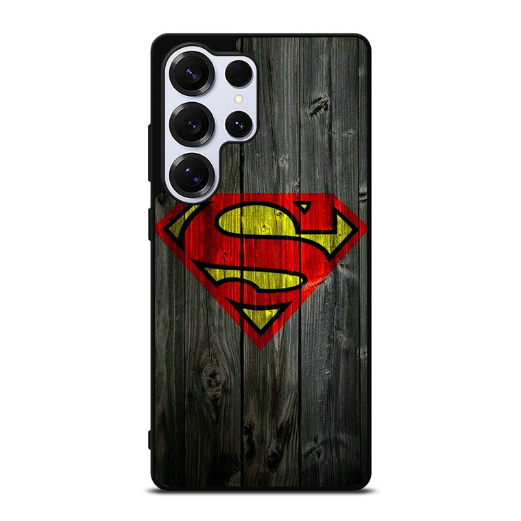 SUPERMAN WOODEN LOGO Samsung Galaxy S25 Ultra Case