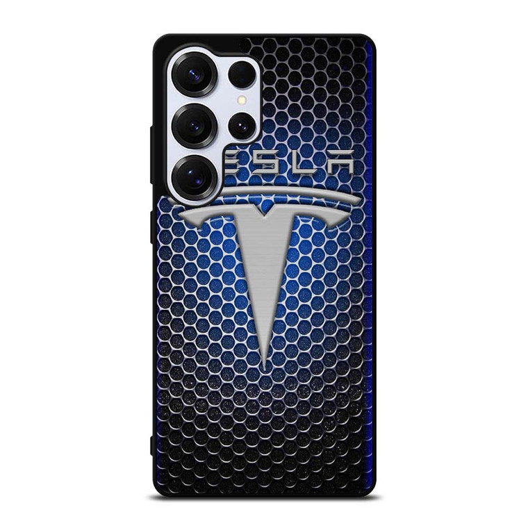 TESLA METAL LOGO Samsung Galaxy S25 Ultra Case