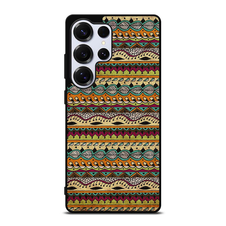 TIBAL PATTERN AZTEC Samsung Galaxy S25 Ultra Case