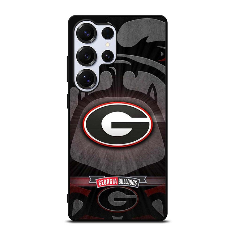 UNIVERSITY OF GEORGIA BULLDOGS UGA BLACK Samsung Galaxy S25 Ultra Case