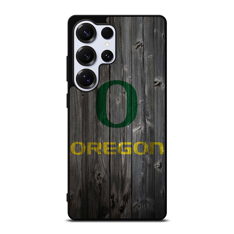 WOODEN LOGO OREGON DUCKS Samsung Galaxy S25 Ultra Case
