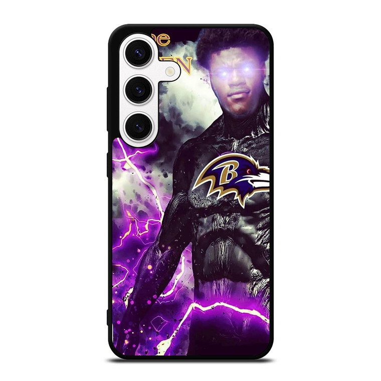 LAMAR JACKSON BALTIMORE RAVENS ART Samsung Galaxy S24 Case