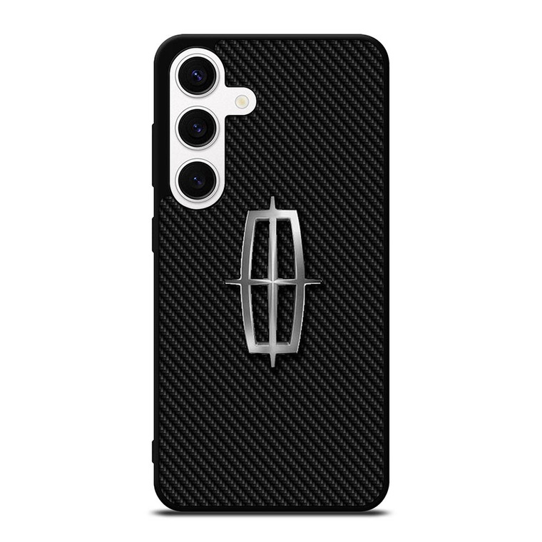 LINCOLN MOTOR LOGO CARBON Samsung Galaxy S24 Case