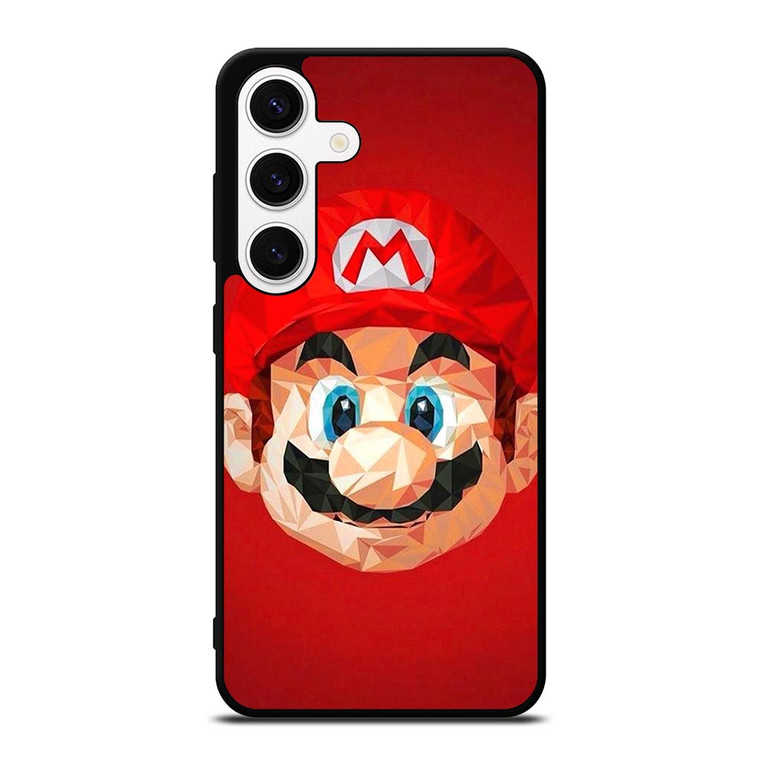 MARIO BROS CLIPART HEAD Samsung Galaxy S24 Case