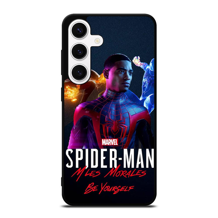 MARVEL SPIDERMAN MILES MORALES POSTER Samsung Galaxy S24 Case