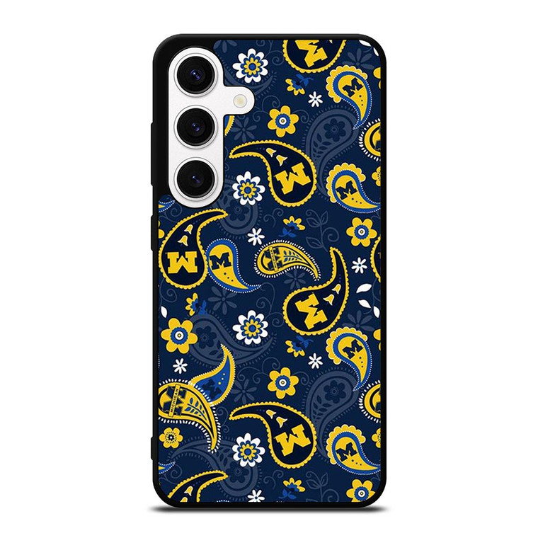 MICHIGAN WOLVERINES PATTERN Samsung Galaxy S24 Case
