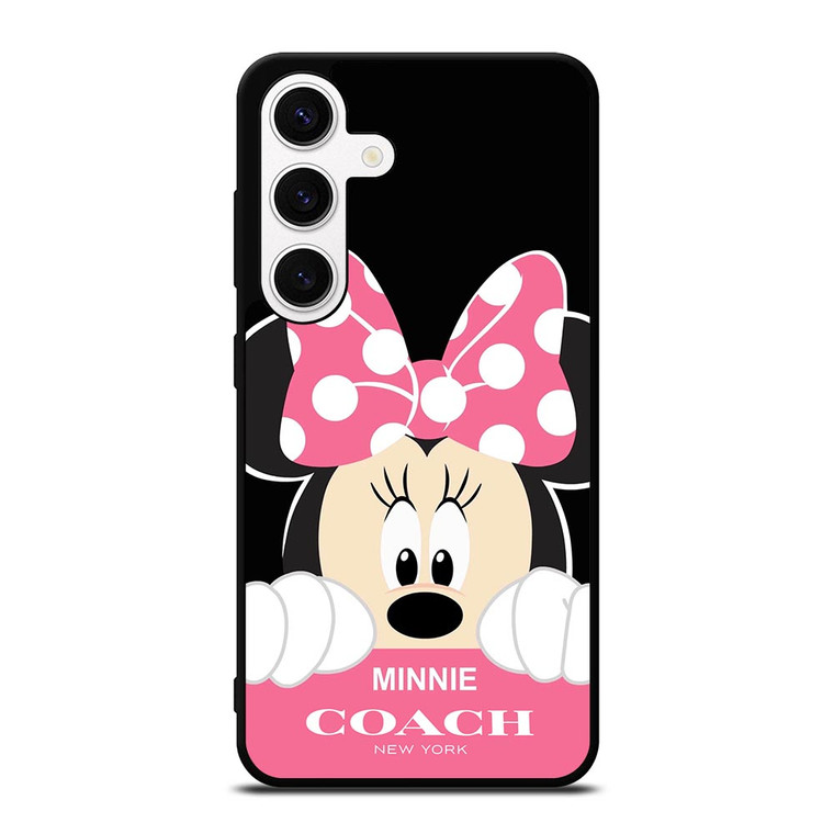 MINNIE MOUSE PINK COACH NEW YORK Samsung Galaxy S24 Case