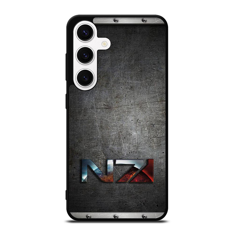 N7 ARMOUR MASS EFFECT METAL EMBLEM Samsung Galaxy S24 Case N7 ARMOUR MASS EFFECT METAL EMBLEM Samsung Galaxy S24 Case