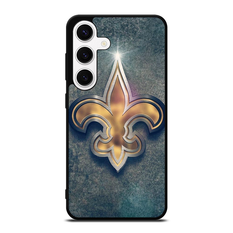 NEW ORLEANS SAINTS GLOW Samsung Galaxy S24 Case NEW ORLEANS SAINTS GLOW Samsung Galaxy S24 Case