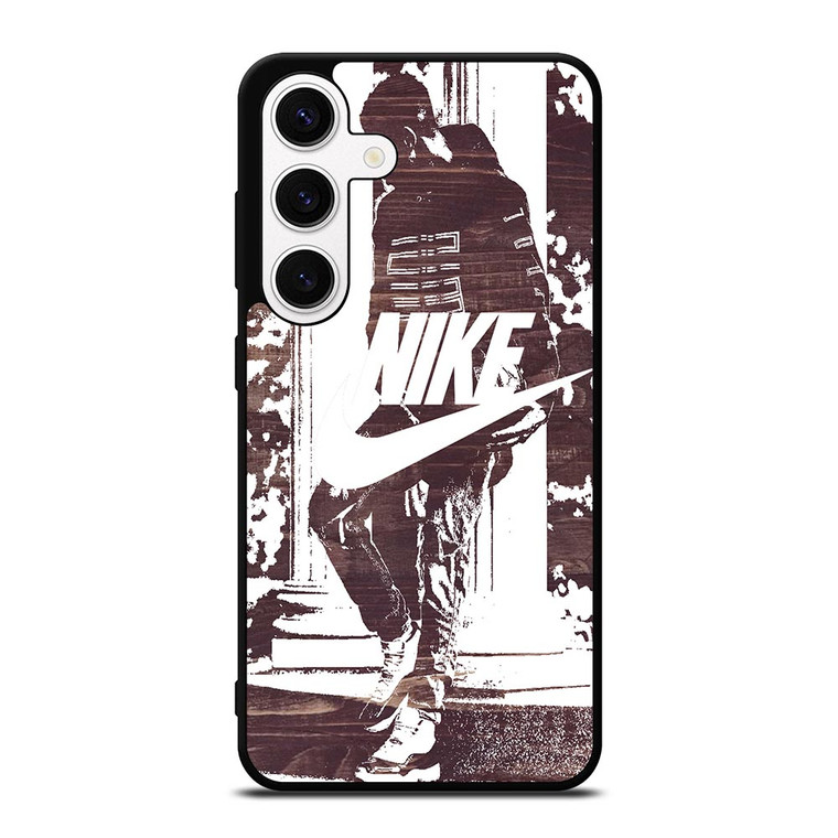 NIKE STREET URBAN BLACK WHITE Samsung Galaxy S24 Case