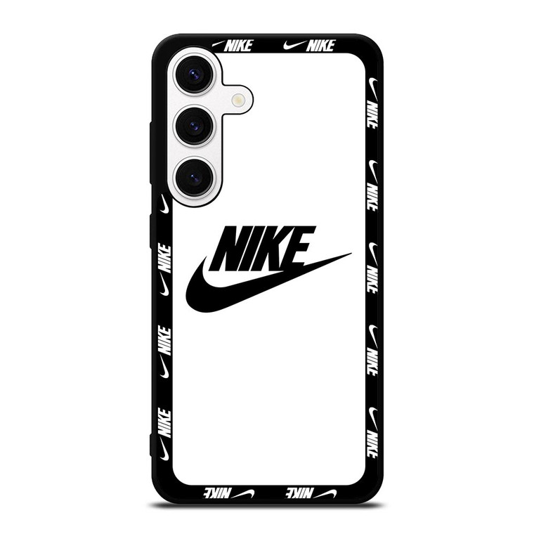 NIKE SWOOSH ROUND WHITE Samsung Galaxy S24 Case