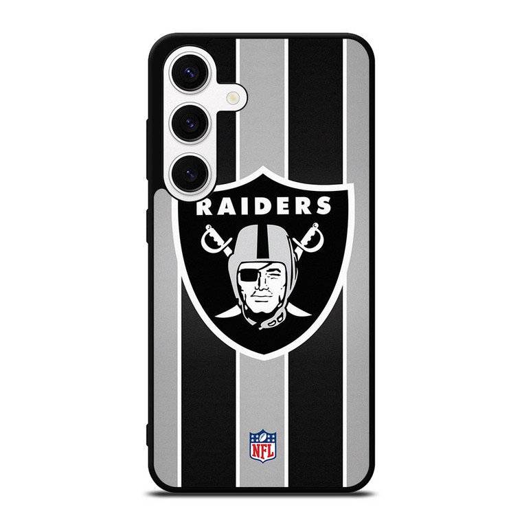 OAKLAND RAIDERS STRIPE LOGO Samsung Galaxy S24 Case