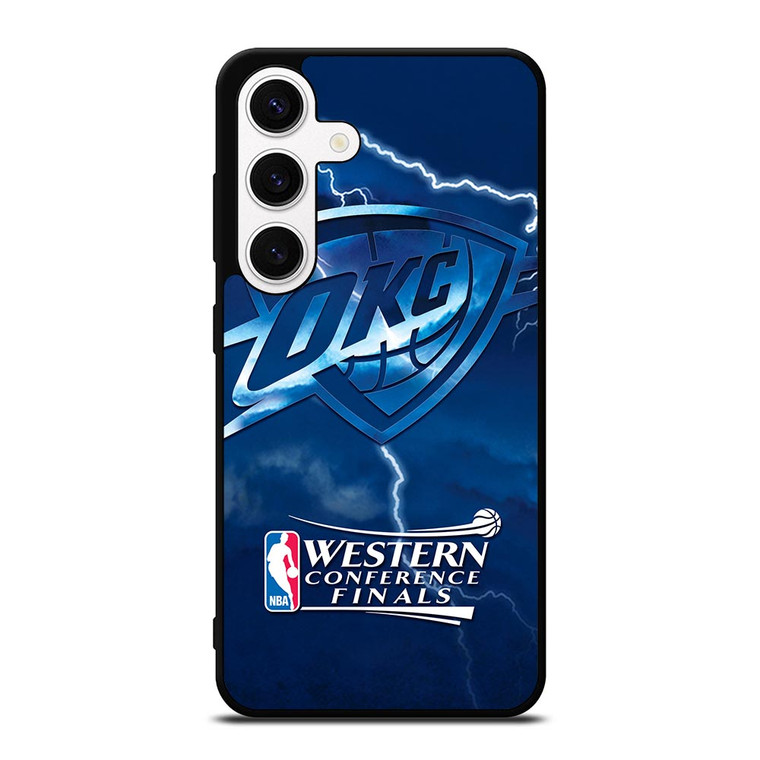 OKLAHOMA CITY THUNDER BASKETBALL Samsung Galaxy S24 Case OKLAHOMA CITY THUNDER BASKETBALL Samsung Galaxy S24 Case