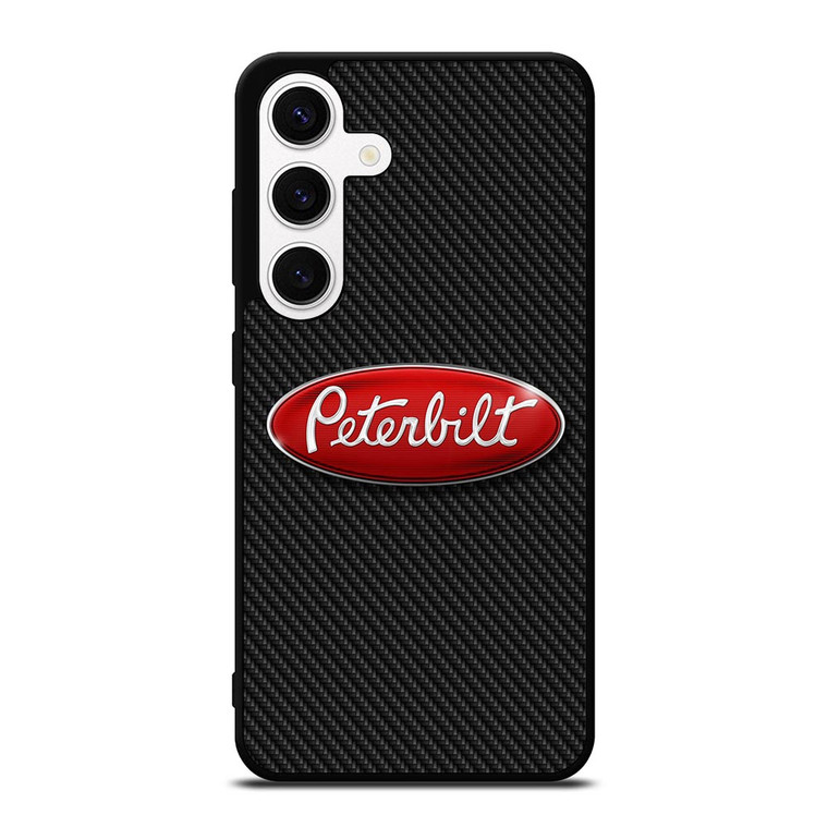 PETERBILT TRUCK LOGO CARBON Samsung Galaxy S24 Case