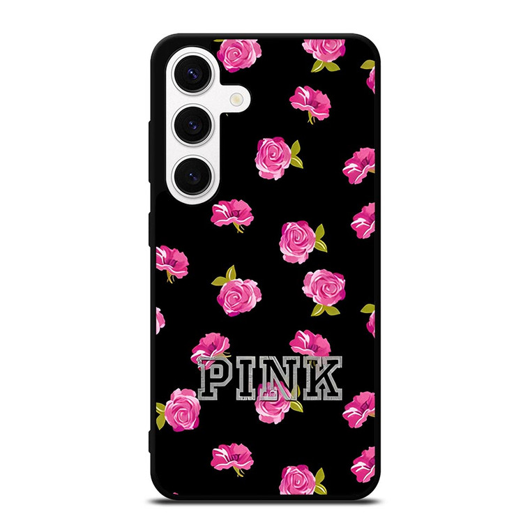 PINK VICTORIA SECRET ROSES Samsung Galaxy S24 Case