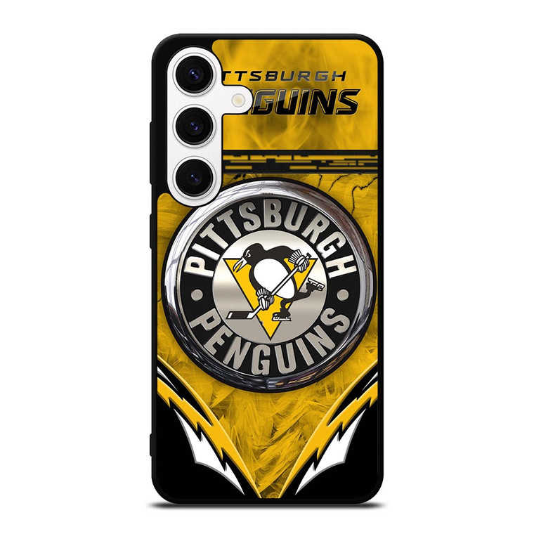 PITTSBURGH PENGUINS METAL NHL Samsung Galaxy S24 Case
