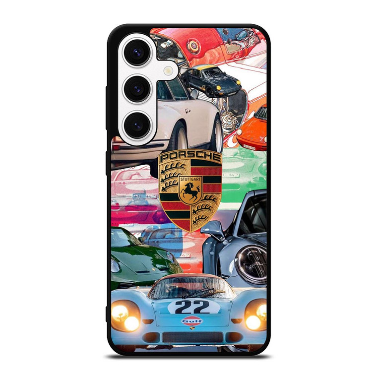 PORSCHE COLLAGE POSTER Samsung Galaxy S24 Case