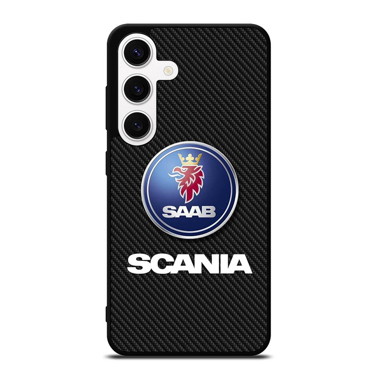 SCANIA TRUCK SAAB CARBON LOGO Samsung Galaxy S24 Case