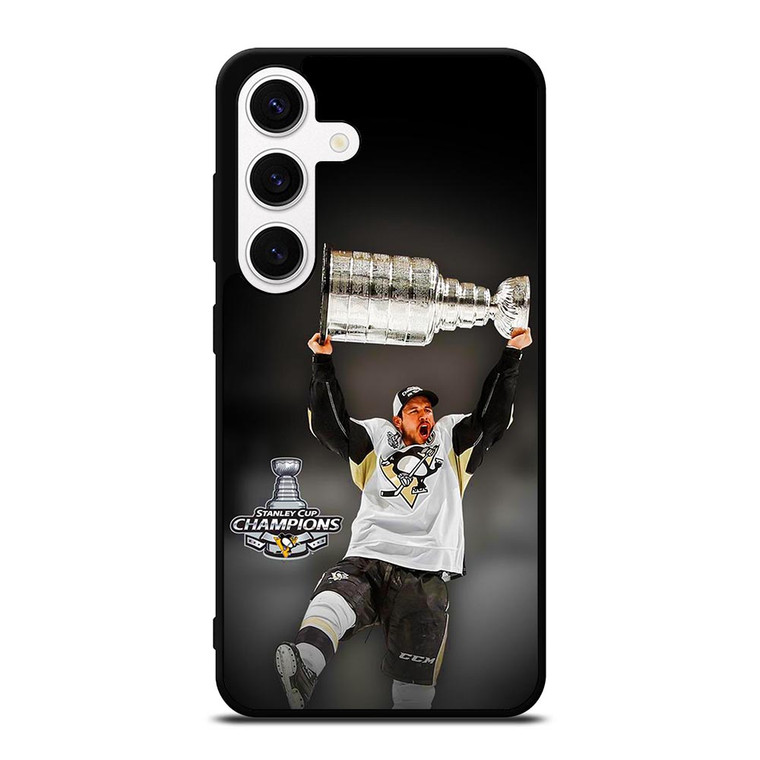 SIDNEY CROSBY PITTSBURGH PENGUINS CHAMPIONS Samsung Galaxy S24 Case