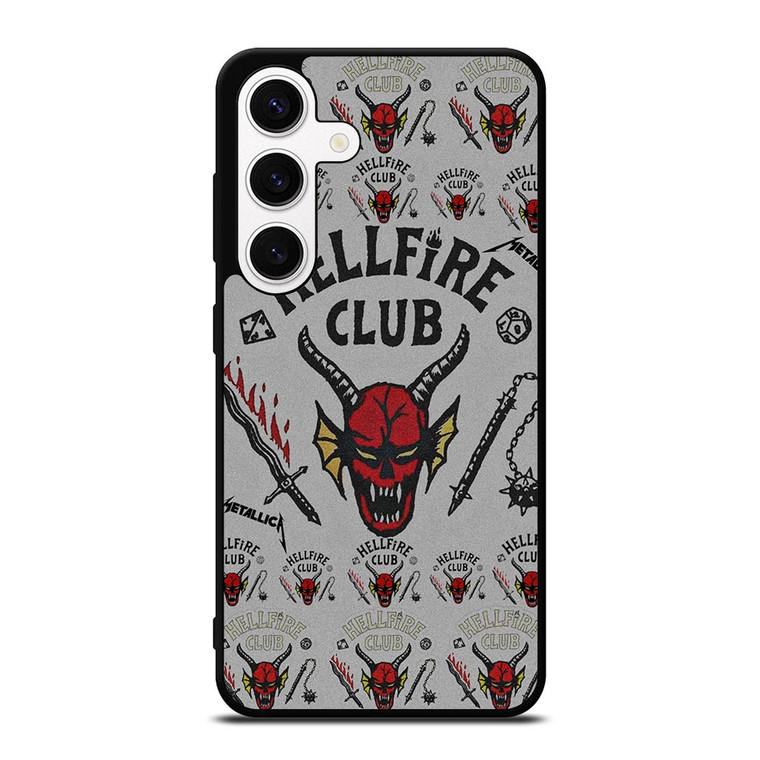 STRANGER THINGS HELLFIRE MASK Samsung Galaxy S24 Case STRANGER THINGS HELLFIRE MASK Samsung Galaxy S24 Case