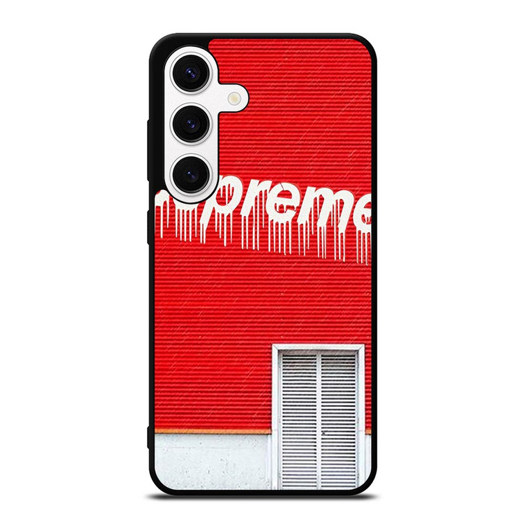 SUPREME MELTED RED HOUSE Samsung Galaxy S24 Case