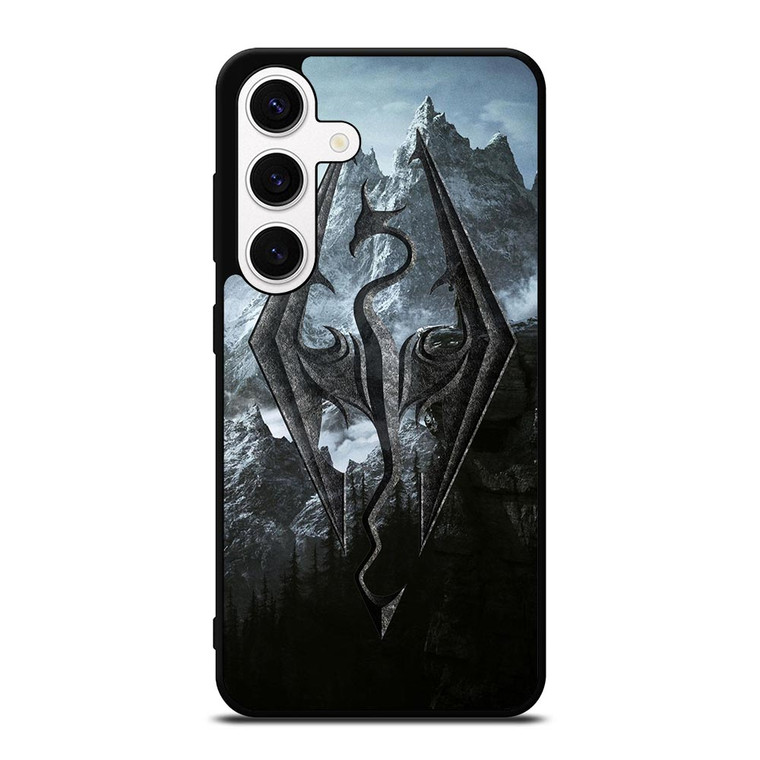 THE ELDER SCROLLS V SKYRIM LOGO Samsung Galaxy S24 Case