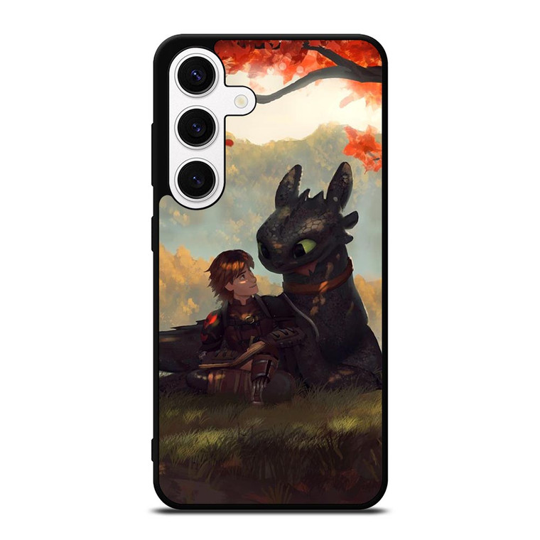 TOOTHLESS AND HICCUP ART Samsung Galaxy S24 Case