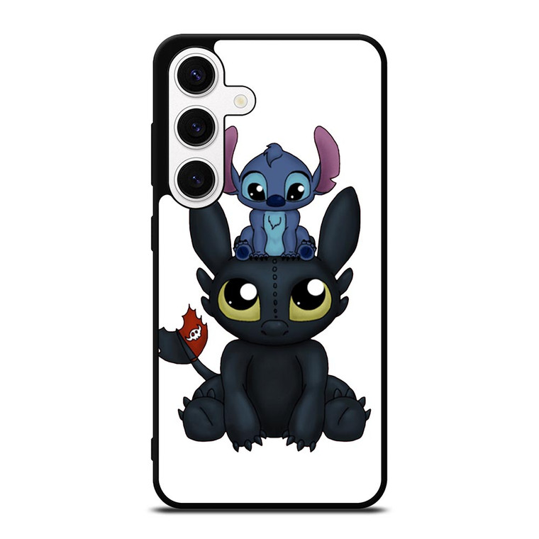 TOOTHLESS AND STITCH CARTOON Samsung Galaxy S24 Case