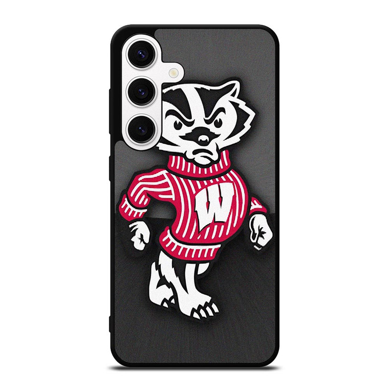 WISCONSIN BADGERS FOOTBALL MASCOT Samsung Galaxy S24 Case WISCONSIN BADGERS FOOTBALL MASCOT Samsung Galaxy S24 Case