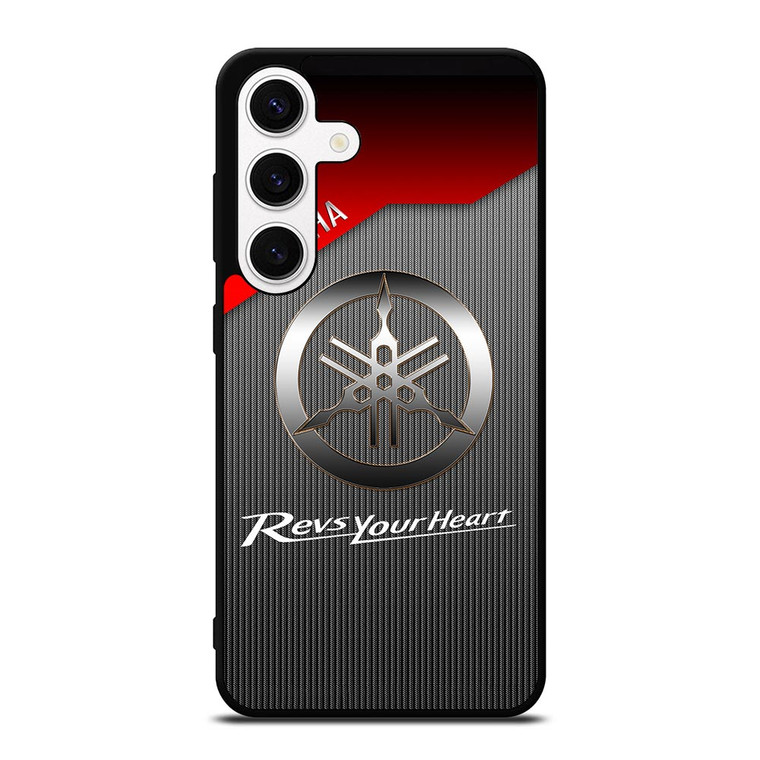 YAMAHA REVS YOUR HEART METAL LOGO Samsung Galaxy S24 Case