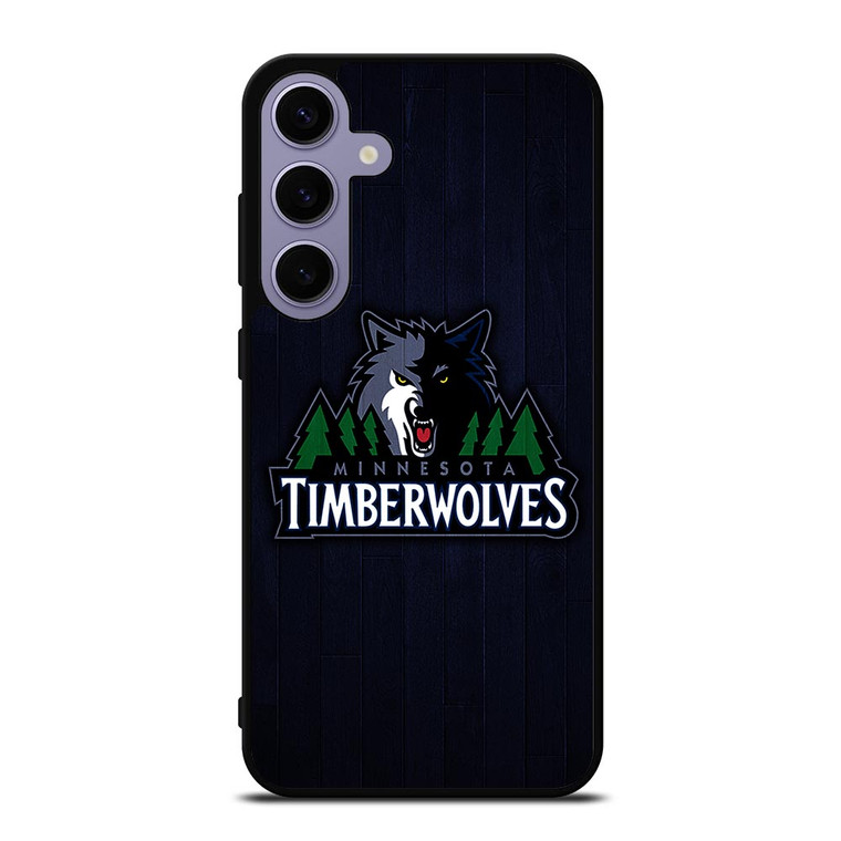 MINNESOTA TIMBERWOLVES WOODEN LOGO Samsung Galaxy S24 Plus Case MINNESOTA TIMBERWOLVES WOODEN LOGO Samsung Galaxy S24 Plus Case