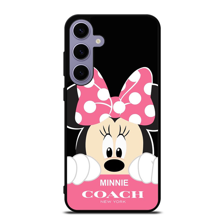 MINNIE MOUSE PINK COACH NEW YORK Samsung Galaxy S24 Plus Case