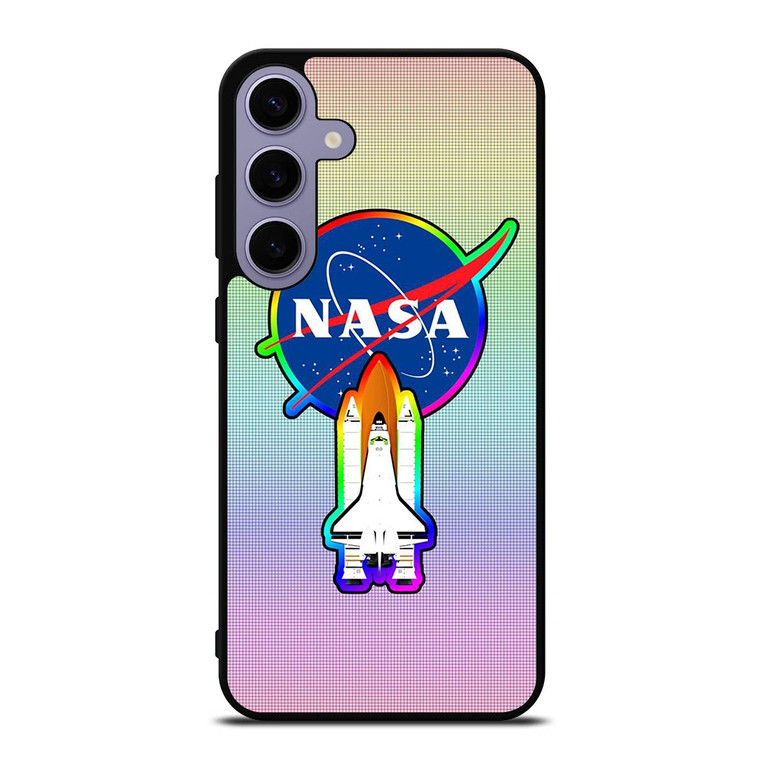 NASA COLOR FULL LOGO Samsung Galaxy S24 Plus Case NASA COLOR FULL LOGO Samsung Galaxy S24 Plus Case