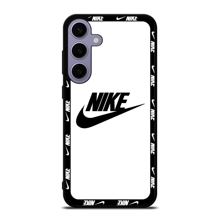 NIKE SWOOSH ROUND WHITE Samsung Galaxy S24 Plus Case