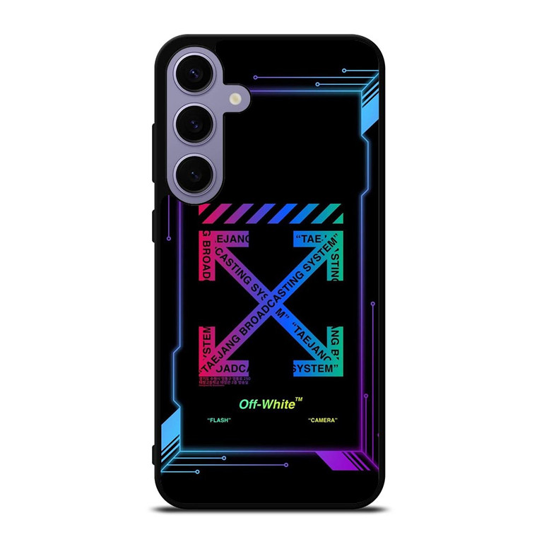 OFF WHITE BLACK NEBULA Samsung Galaxy S24 Plus Case