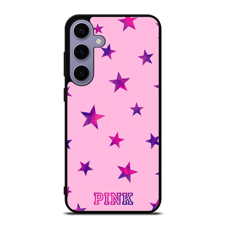PINK VICTORIA SECRET STARS Samsung Galaxy S24 Plus Case