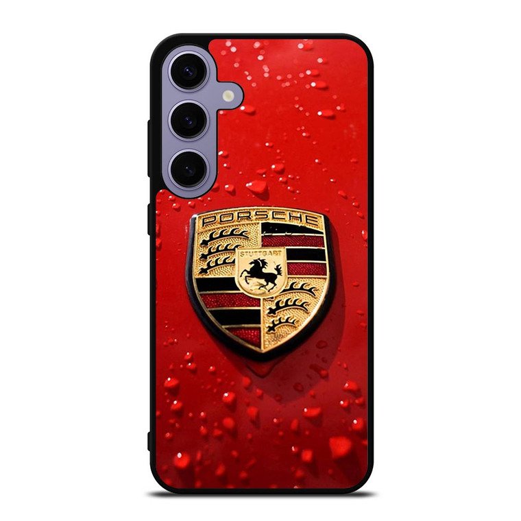 PORSCHE RED EMBLEM Samsung Galaxy S24 Plus Case