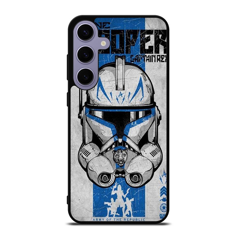 POSTER CLONE WARS STAR Samsung Galaxy S24 Plus Case