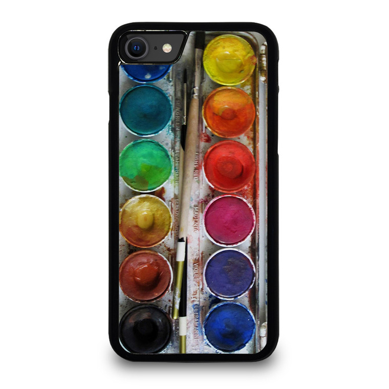 PAINT BOX WATERCOLOR iPhone SE 2020 Case