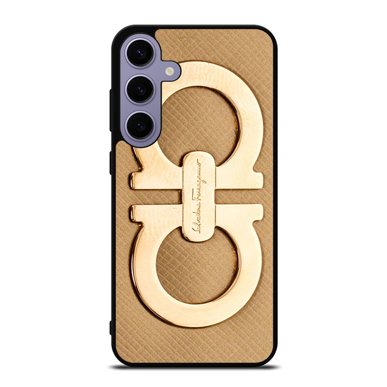 SALVATORE FERRAGAMO GOLD LOGO Samsung Galaxy S24 Plus Case