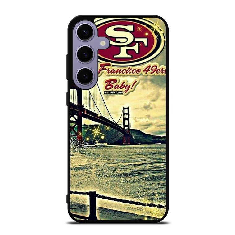 sf49ers SF 49ERS BRIDGE FOOTBALL Samsung Galaxy S24 Plus Case