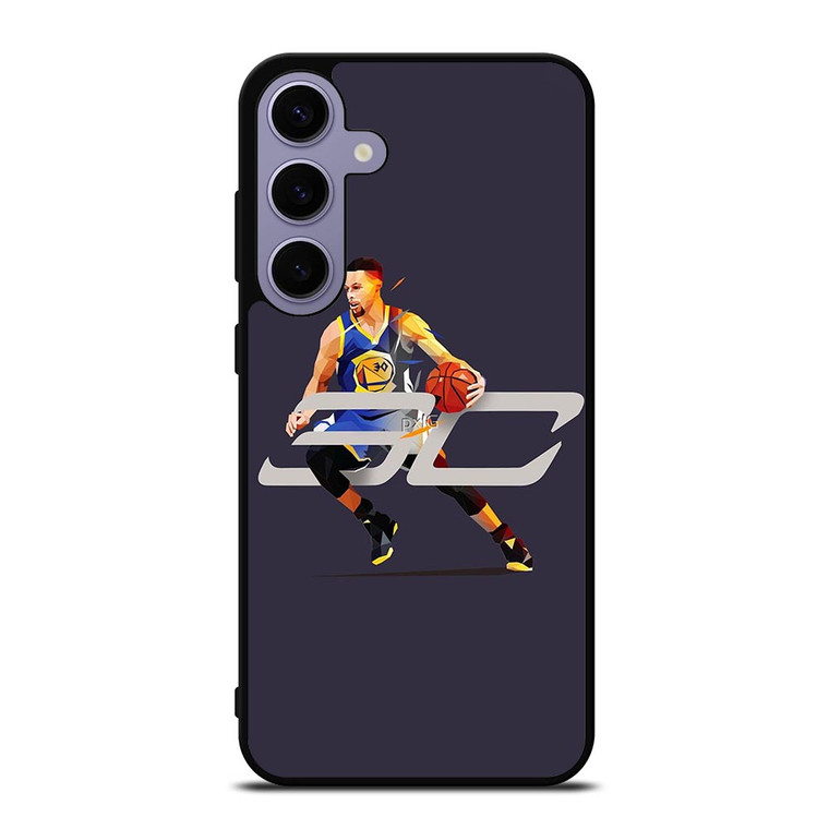 STEPHEN CURRY GOLDEN STATE WARRIORS CLIPART Samsung Galaxy S24 Plus Case