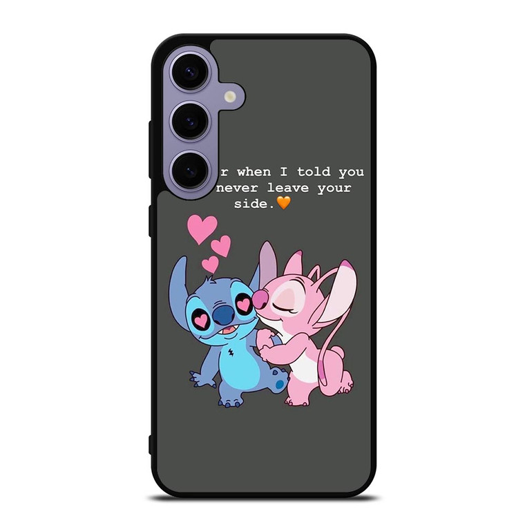STITCH AND GIRLFRIEND LOVE QUOTE Samsung Galaxy S24 Plus Case
