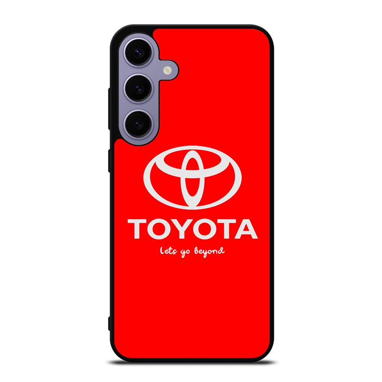 TOYOTA LETS GO BEYOND LOGO RED Samsung Galaxy S24 Plus Case