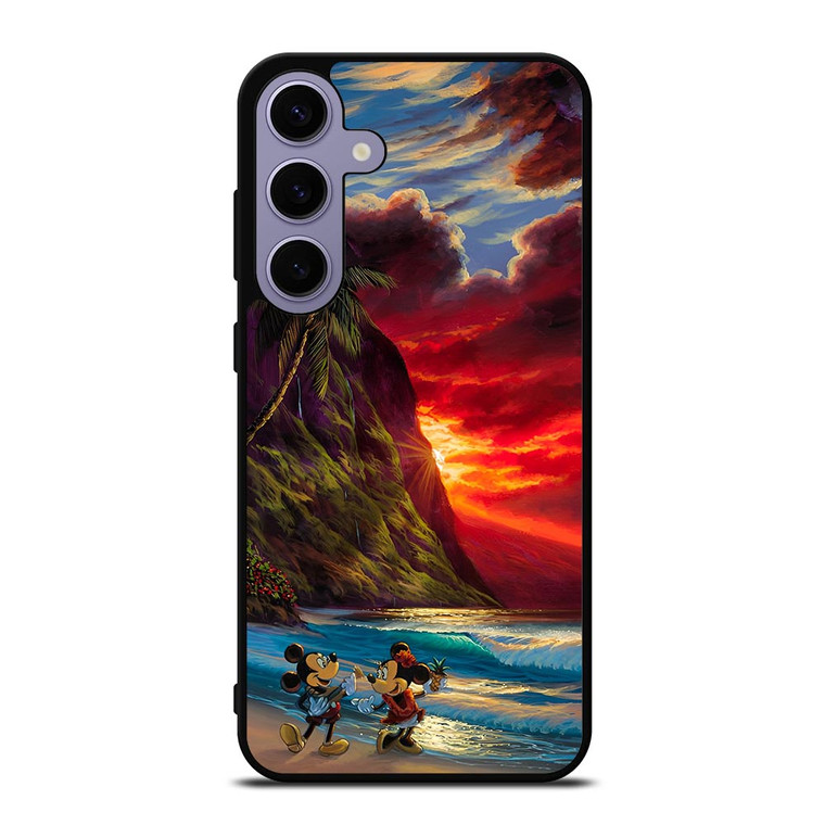TROPICAL BEAUTIFUL MICKEY MINNIE Samsung Galaxy S24 Plus Case