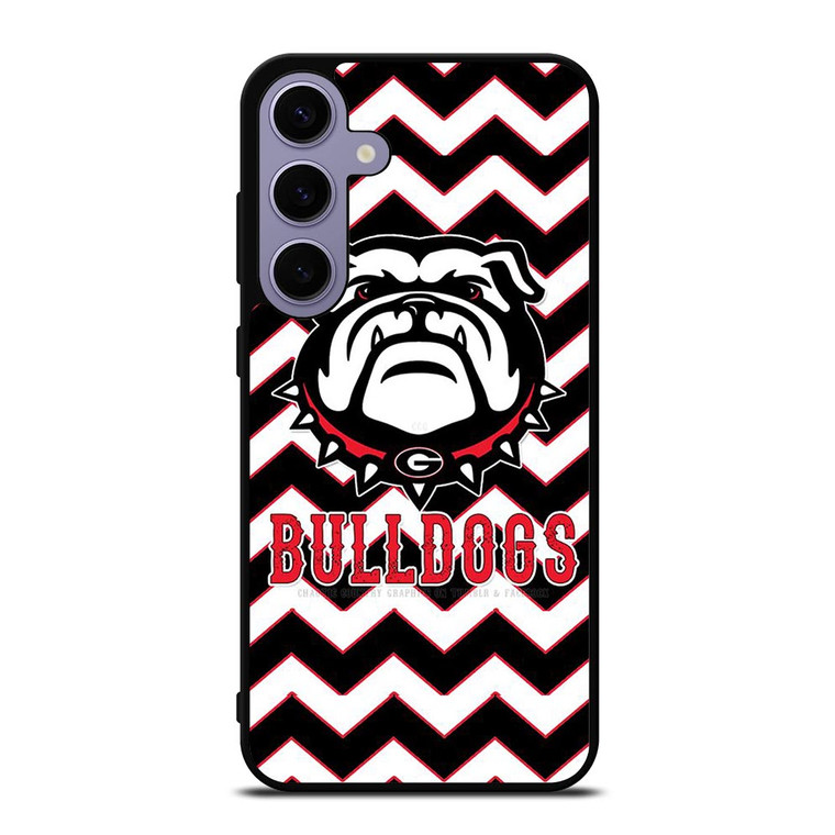UGA GEORGIA BULLDOGS STRIPE LOGO Samsung Galaxy S24 Plus Case
