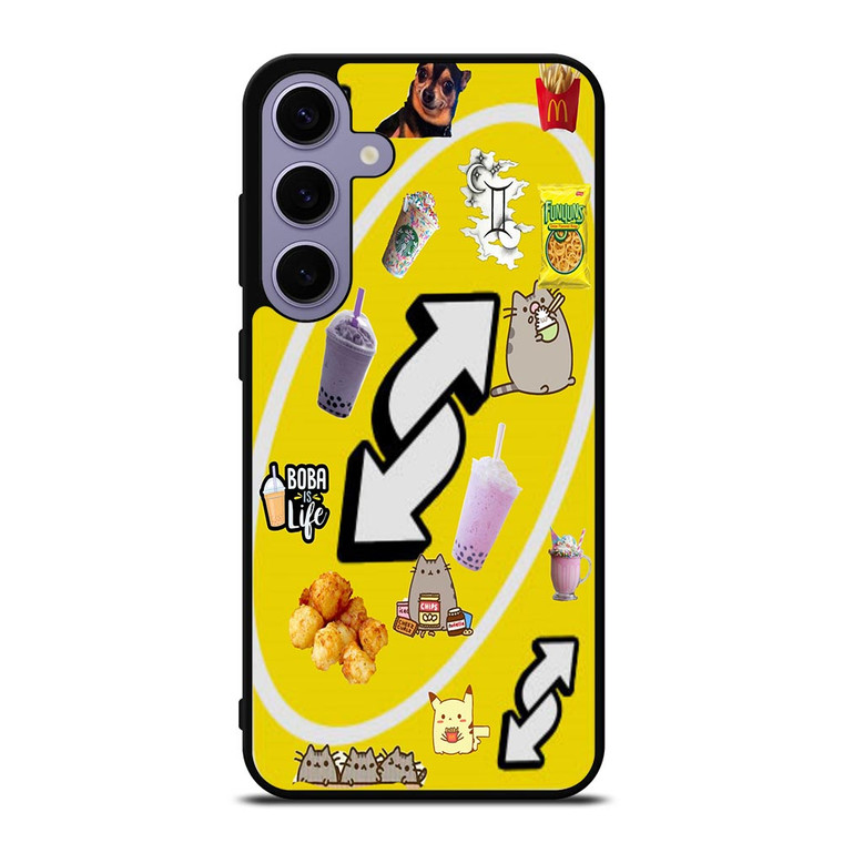 UNO REVERSE CARD CUTE COLLAGE Samsung Galaxy S24 Plus Case