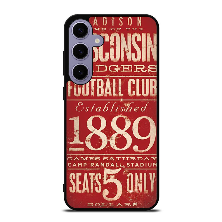 WISCONSIN BADGER OLD TICKET Samsung Galaxy S24 Plus Case