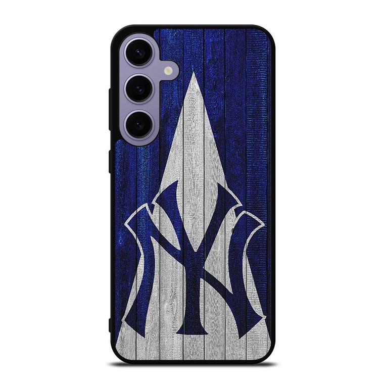 WOODEN LOGO NEW YORK YANKEES Samsung Galaxy S24 Plus Case WOODEN LOGO NEW YORK YANKEES Samsung Galaxy S24 Plus Case